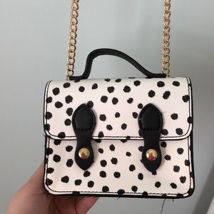 ASOS pokadot crossbody purse